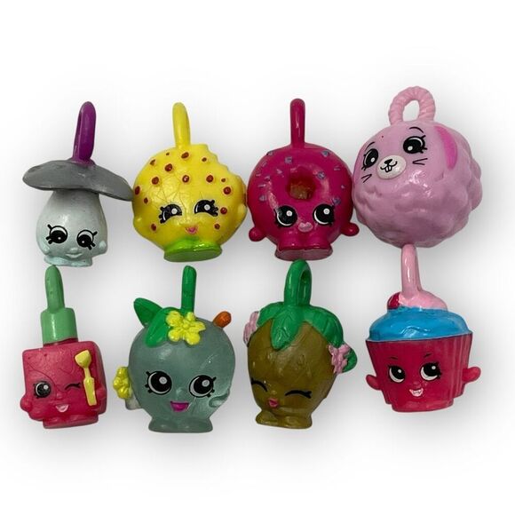 Lot Of 8 Shopkins Charms From The Jewelry Box Collection Set Moose Toys - Picture 1 of 6